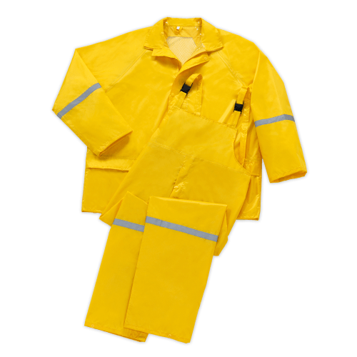 West Chester Rain Suit 4035FR/8XL - Size 8XL - Yellow - 403483