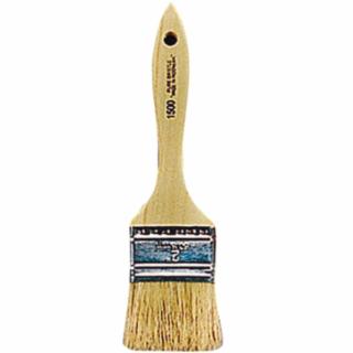 Linzer White Chinese Bristle Paint Brush, 5/16 in Thick, 1 in Wide, Wood Handle (449-1500-1)