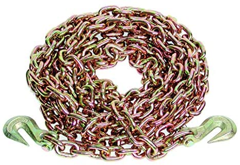 Ancra Grade 70 3/8″ x 20′ Chain Assembly w/Clevis Hooks 45881-11-20