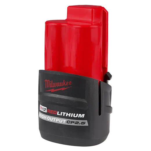 Milwaukee M12 12V Lithium-Ion CP High Output 2.5 Ah Battery Pack (48-11-2425)