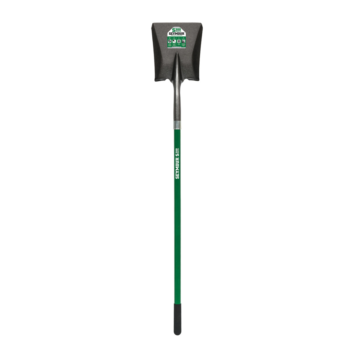 Seymour Square Point 49432 Shovel #2, 43" Green Fiberglass Handle 49432