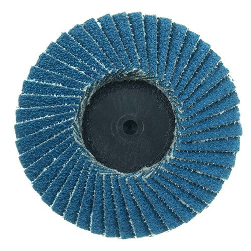 Weiler 50959 - 10 Pack, 2" Bobcat Mini Abrasive Flap DIsc, Flat (TY27), Type R Mount, 80Z