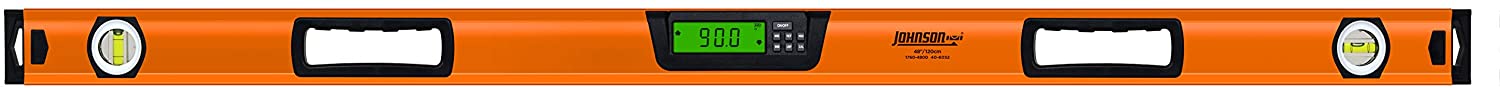 Johnson Level & Tool 1760-4800 Digital Box Level, 48", Orange