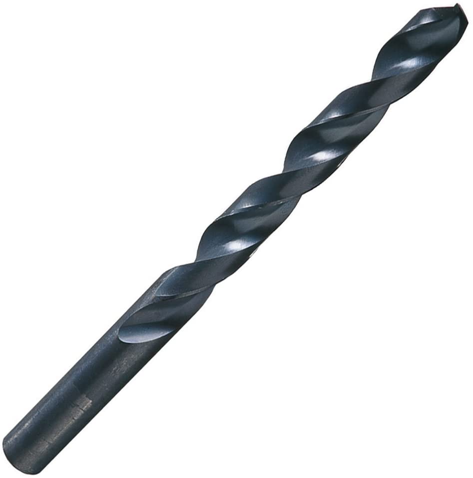 Champion Cutting Tool US5-1/4 General Purpose Drill Bits for Metal and Wood (1/4 Inch) - 118 Degree Point, High Speed Steel Straight Shank Drill Bits with Black Oxide Finish