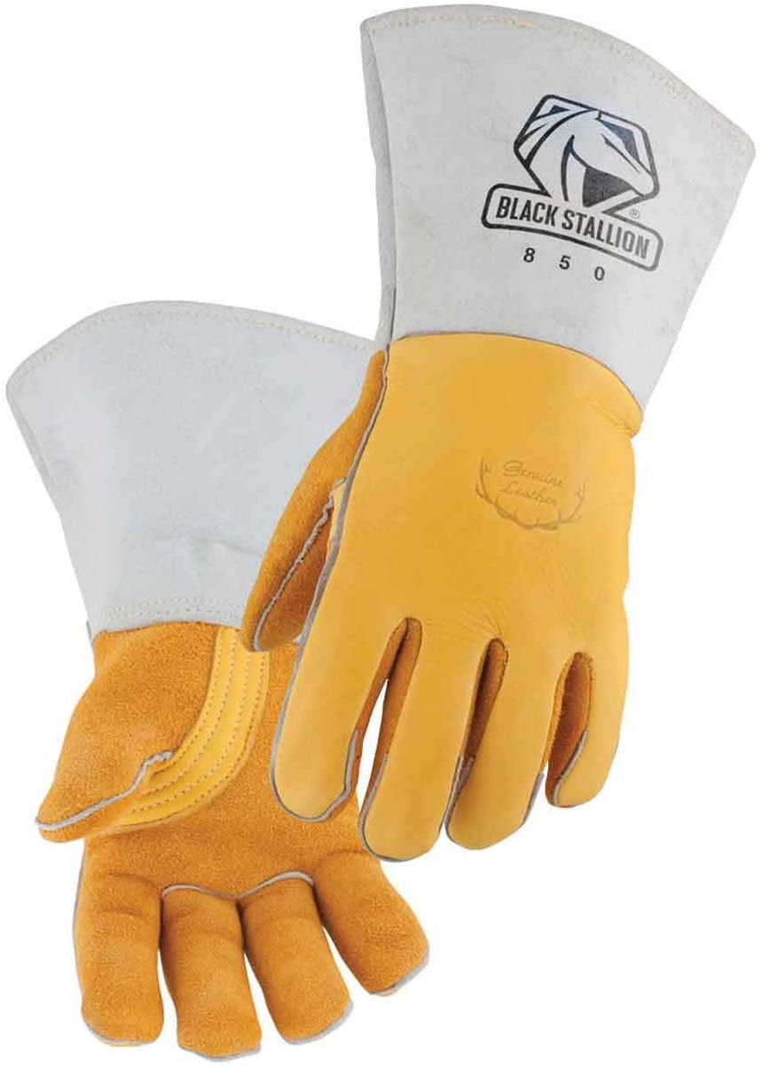 Revco  850 Premium Alligator Leather Welding Gloves, Small