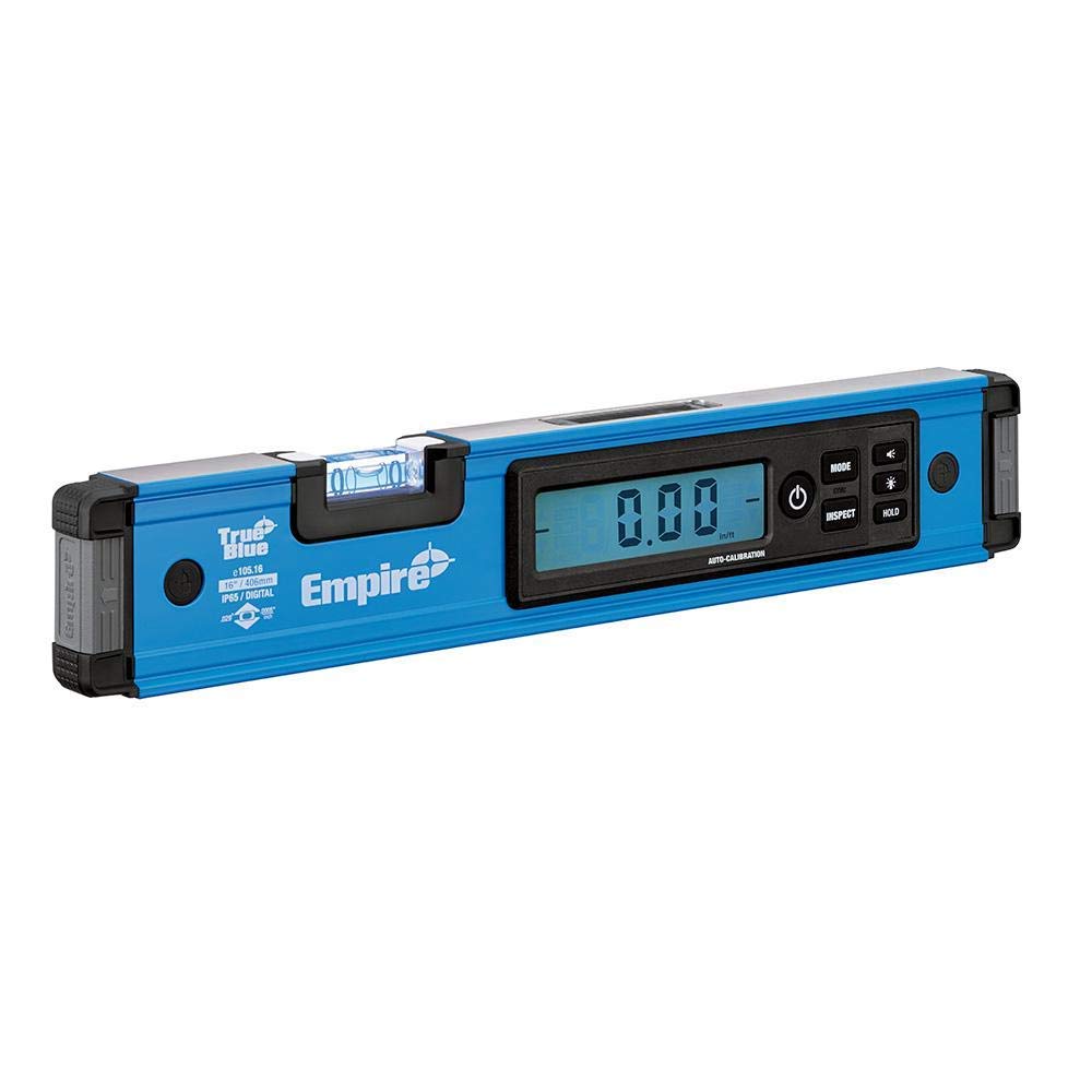 Milwaukee® Empire® True Blue® E105.72 E105 Digital Box Level, 72 in L, 3 Vials, Aluminum, (1) Level/(2) Plumb Vial Position, 0.0005 in/in Accuracy