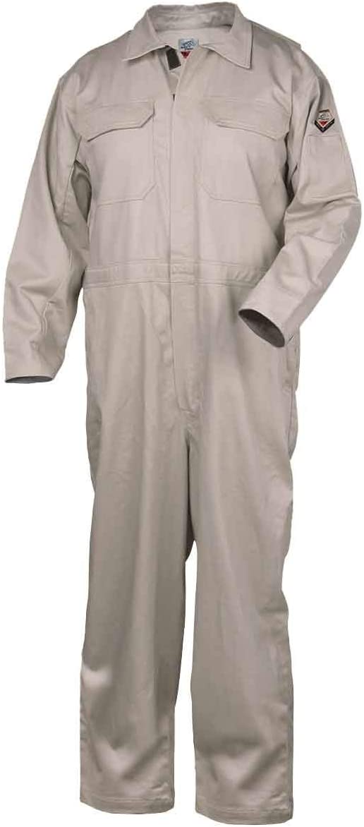 Revco CF2215-ST Stone Khaki TruGuard™ 300 Flame-Resistant Cotton Coveralls