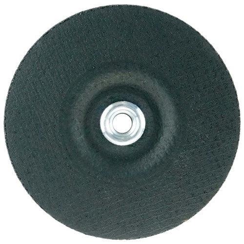 Weiler 58316 4-1 / 2 x 1/8 Tiger Ceramic Type 27 Cut Off / Grind Combo Wheel CER30T 5 / 8-11 - Nut (10 pcs)