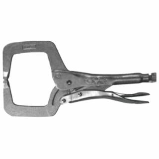 Irwin Vise-Grip The Original 586-11R Locking C-Clamp w/Regular Tip, 11 in L, 4 in Max, 2-5/8 in Throat D (586-11R)