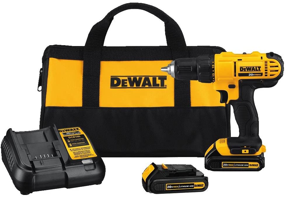 DEWALT DCD771C2 20V MAX* Compact Drill/Driver Kit