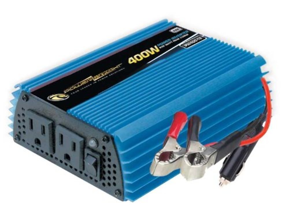 Power Bright PW400-12 Power Inverter 400 Watt 12 Volt DC to 110 Volt AC