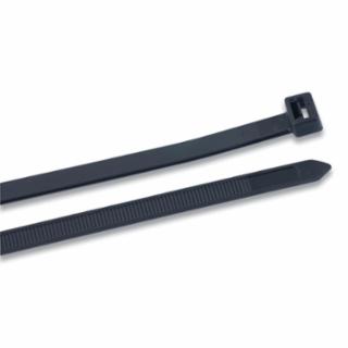 Gardner Bender Heavy-Duty Cable Ties, with DoubleLock, 175 lb Tensile Strength, 24 in, Ultraviolet Black, 50/Bag (46-424UVB)