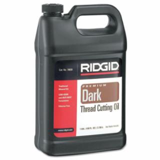 Ridgid 1 Gal. Dark Pipe Threading Oil, Low Odor & Anti-Mist Formulation for Pipe Cutting Dies/Threading (632-70830)