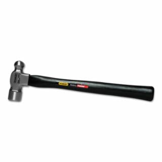 Stanley Ball Pein Hammer, Straight Hickory Handle, 15-1/16 in Overall Length, High Carbon Steel, 24 oz Head (680-54-024)