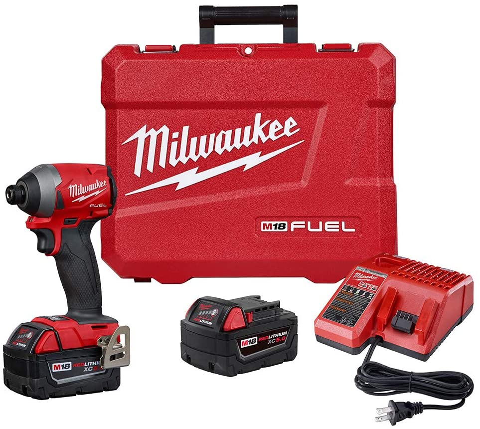 Milwaukee 2853-22 M18 1/4 "Hex Impact Driver Kit