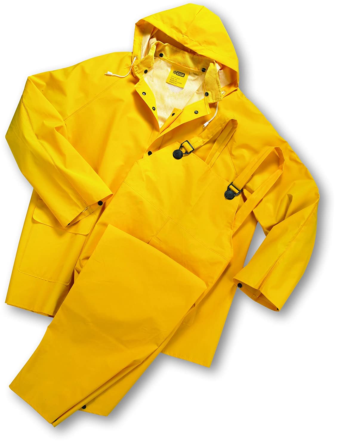 West Chester Protective Gear 4035 0.35 mm PVC over Polyester 3pcs Rain suit