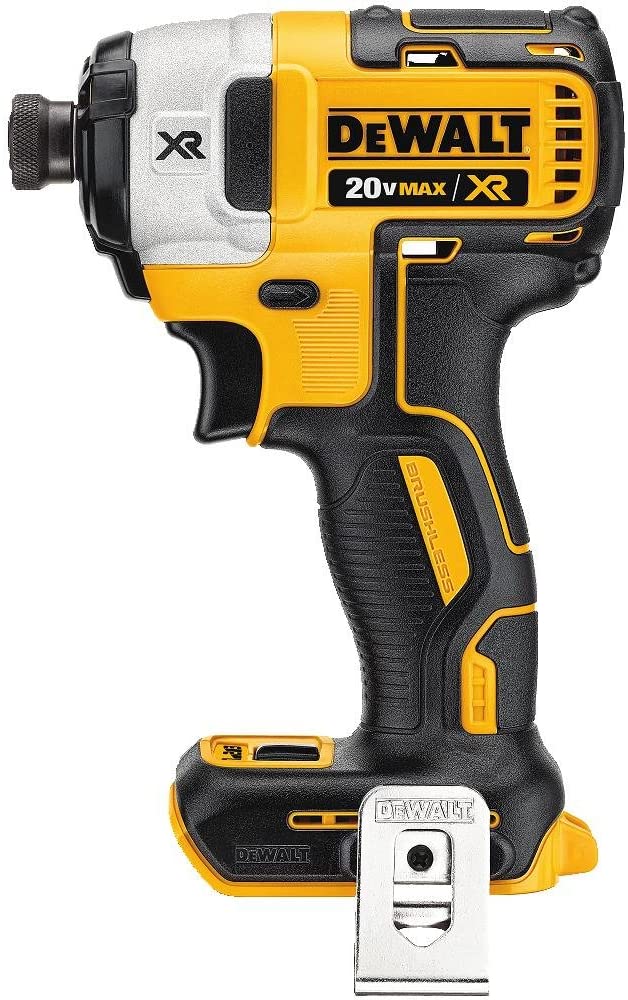 DEWALT 20V MAX XR Impact Driver, Brushless, 3-Speed, 1/4-Inch, Tool Only (DCF887B)