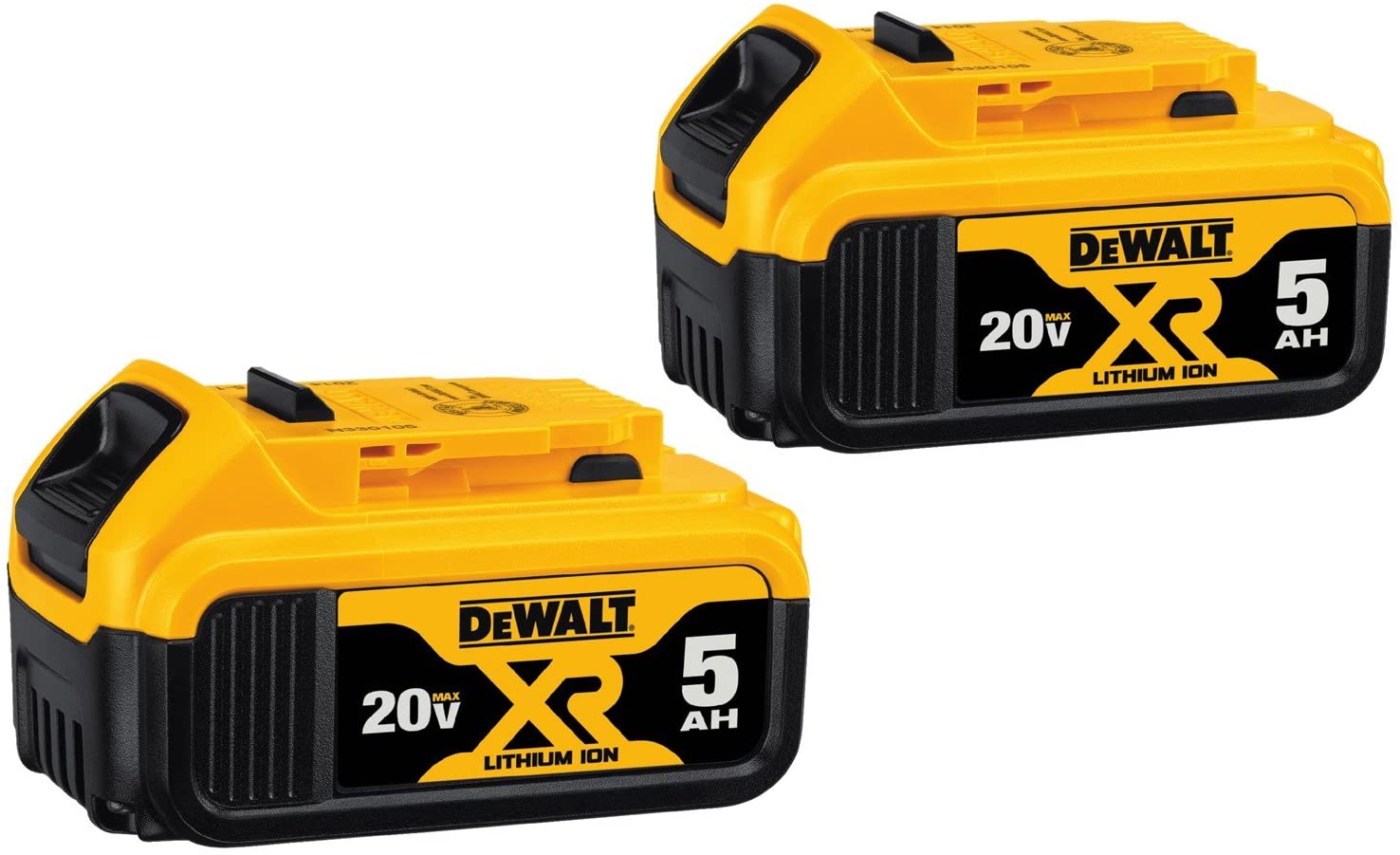 DEWALT DCB205-2 20V MAX* XR® 5Ah Battery (2 PK)