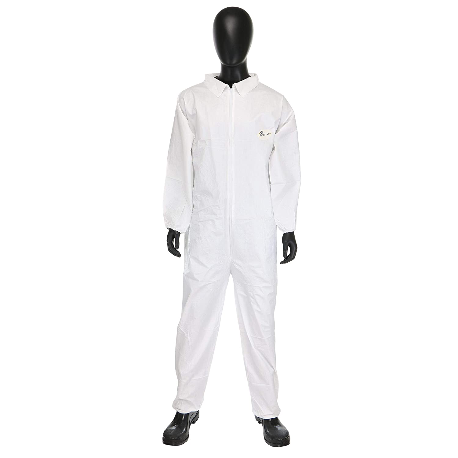 West Chester 3602 PosiWear BA – Microporous Disposable Coveralls, Zipper Front with Elastic Wrist and Ankle