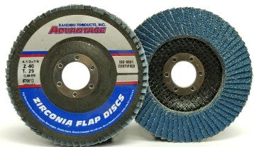 Random Product 76714 6" x 7/8" T29 High Density Zirconia Flap Disc