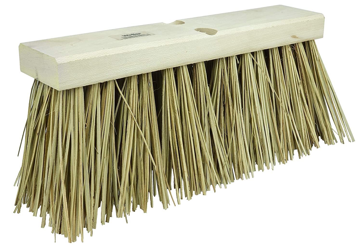 Weiler 16" Street Broom, 6-1/4" Trim Length, Natural Palmyra Fill 70208