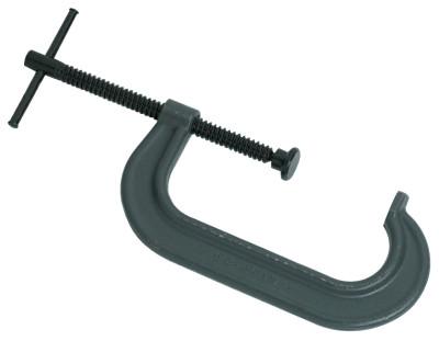 Wilton 800 Series Standard Depth Drop Forged C-Clamp, 1-1/8 -12” Opening, 3-7/8” Throat (14798)