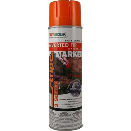 Seymour Stripe  20-368 3-Series Inverted Ground Marking Paint, Florescent Red (15oz)