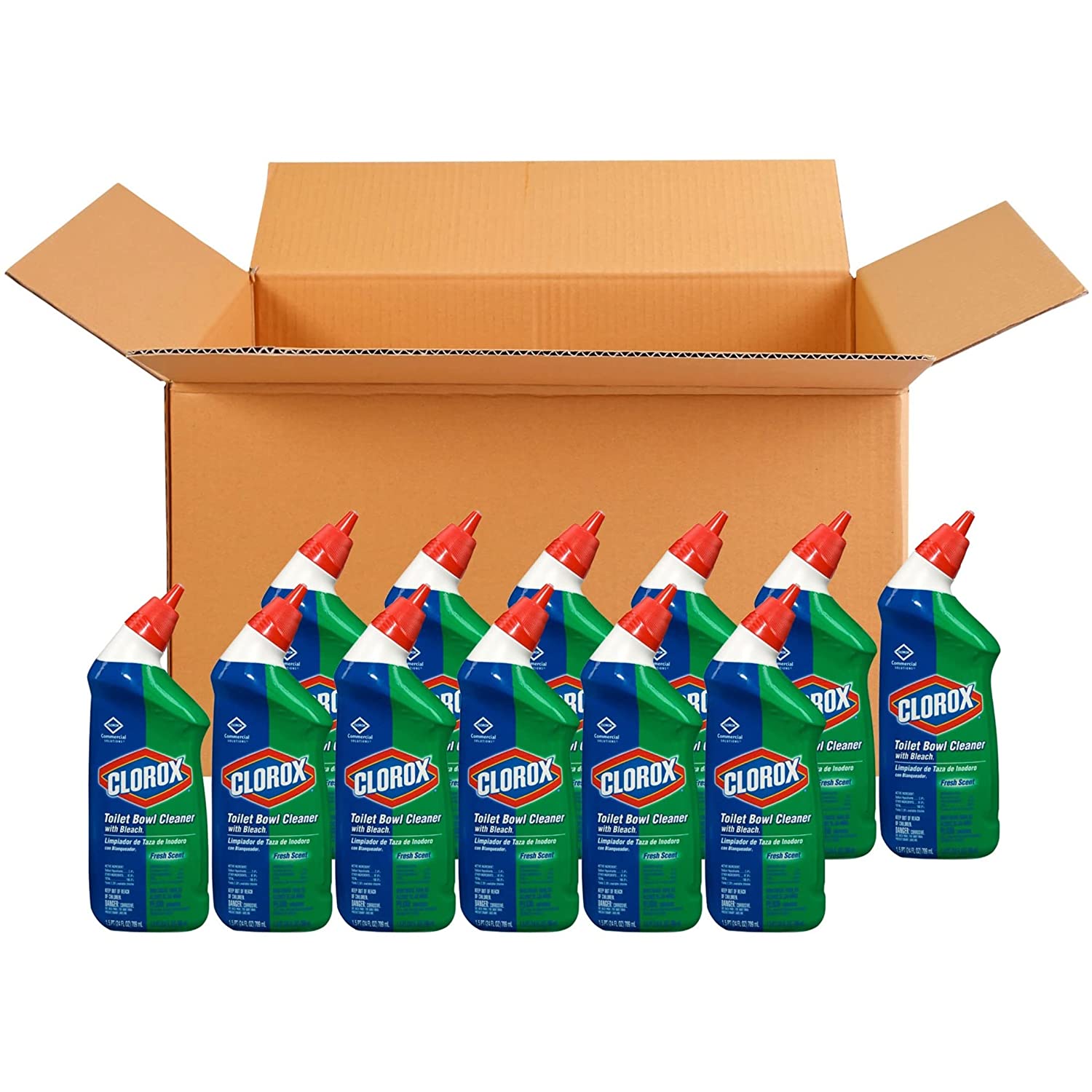 Clorox Toilet Bowl Cleaner Gel w/ Bleach 24 oz. (12 per case) CLO00031