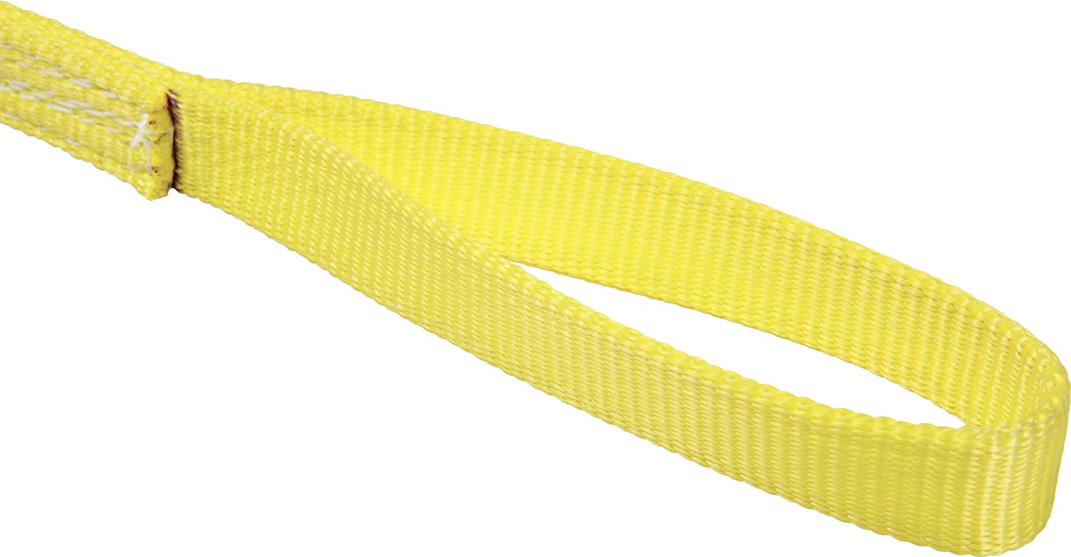 Unibor Nylon Lifting Sling - Straight Eye & Eye | Reinforced Eyes - 2" x 4' - 2-Ply (EE4-902-04-D)