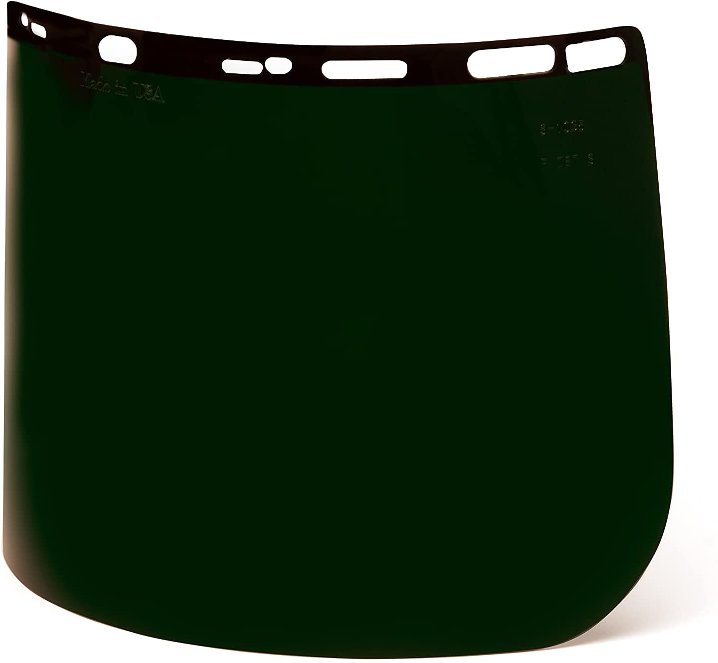 Pyramex Dark Green Aluminum Bound Face Shield S1035