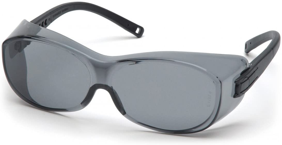 Pyramex S3520SJ OTS Gray Lens With Black Temples Safety Glasses