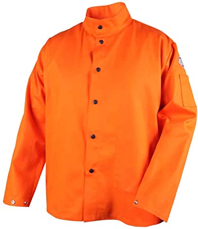 Revco F09-30C Medium Welding Coat FR 9 oz Orange 30" Long