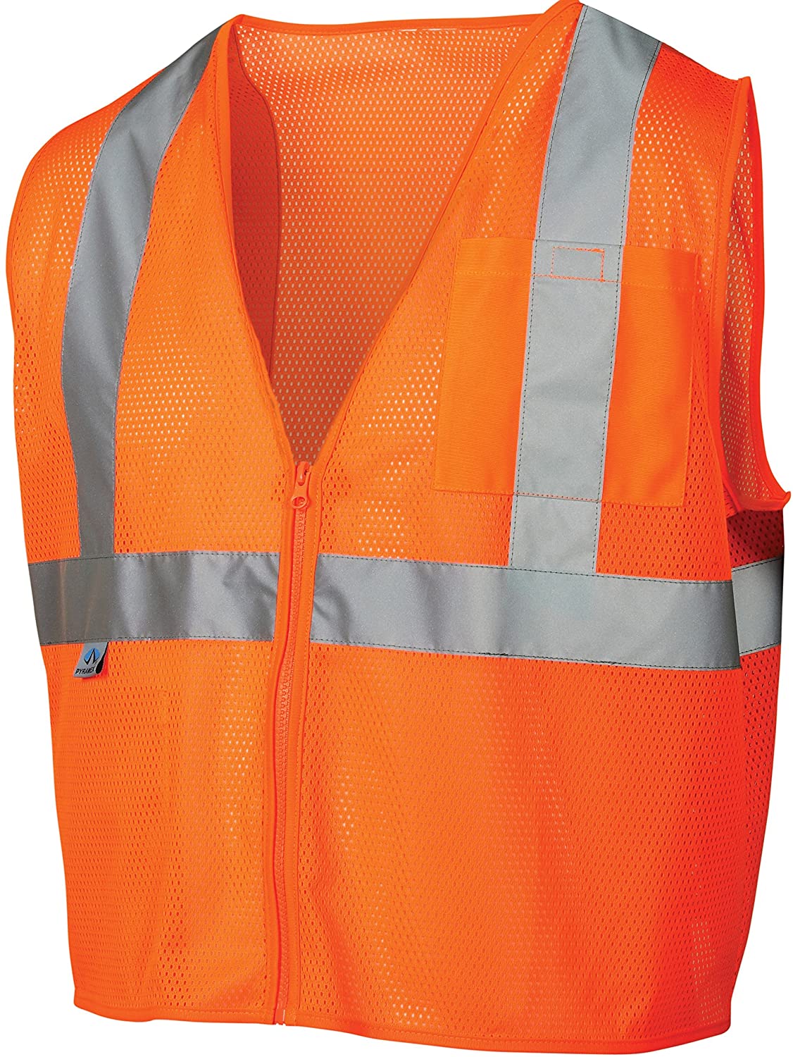 Pyramex Safety Pyramex RVZ2120XL RVZ21 Series Vest Hi-Vis Orange - Size Extra Large