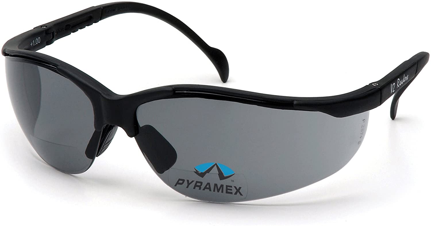 Pyramex V2 Readers Gray +2.5 Lens Glasses (SB1820R25)