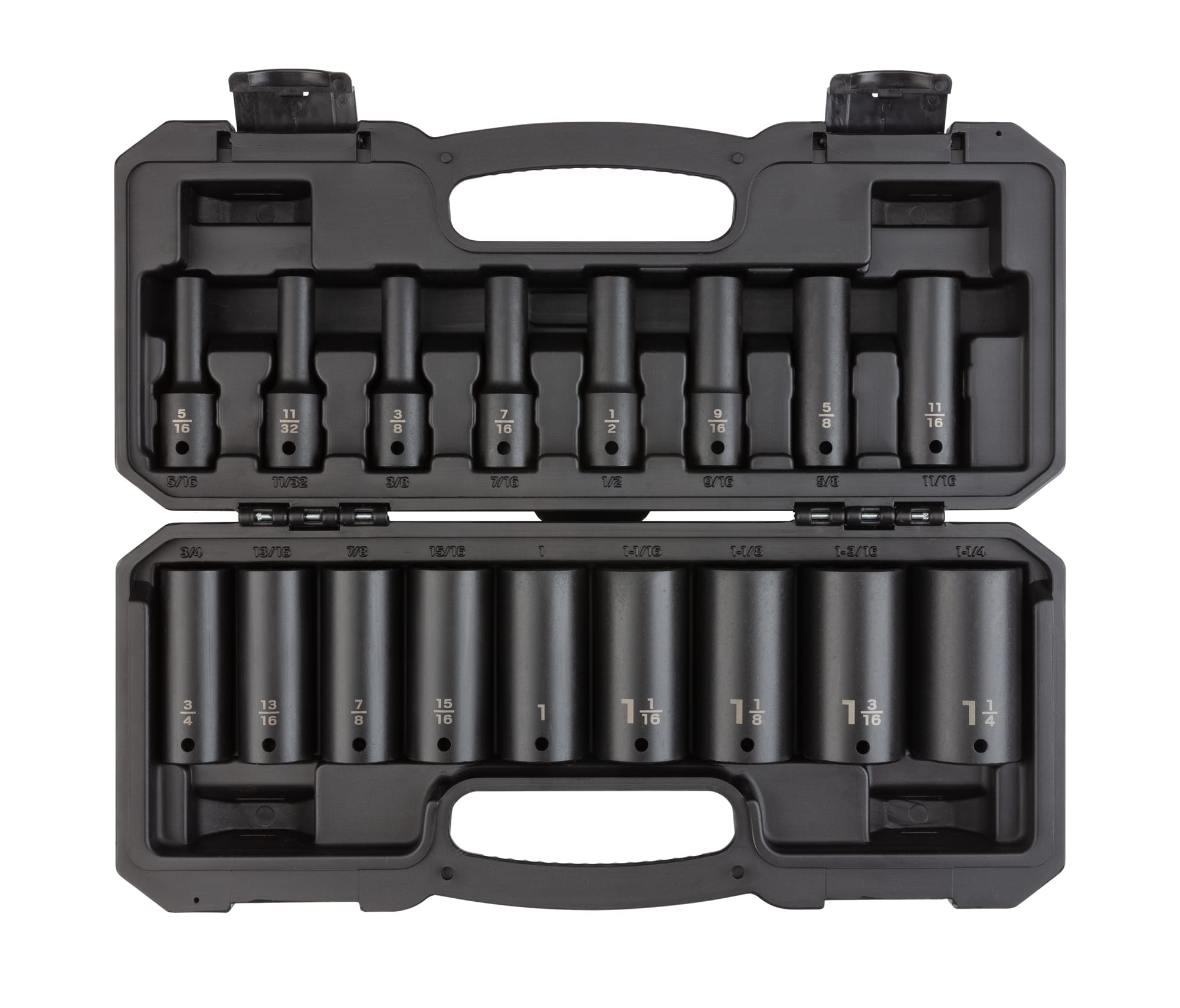 TEKTON 1/2 Inch Drive Deep 6-Point Impact Socket Set, 17-Piece (5/16 - 1-1/4 in.) | SID92305