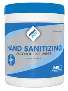 ANTIBAC ALCOHOL-FREE HAND WIPES - 12/240