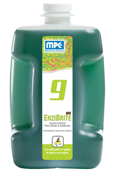 Misco PF9 EnziBrite Enzyme Enriched Floor Cleaner & Deodorizer (80 oz, 2/case)