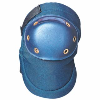 Value Contoured PE Small Hard Cap Knee Pad, Hook and Loop, Blue