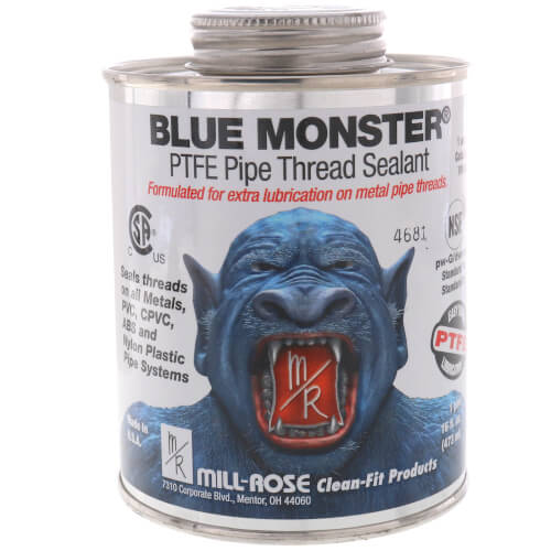 16oz. Pipe Thread Sealant w/PTFE  Blue Monster 76005